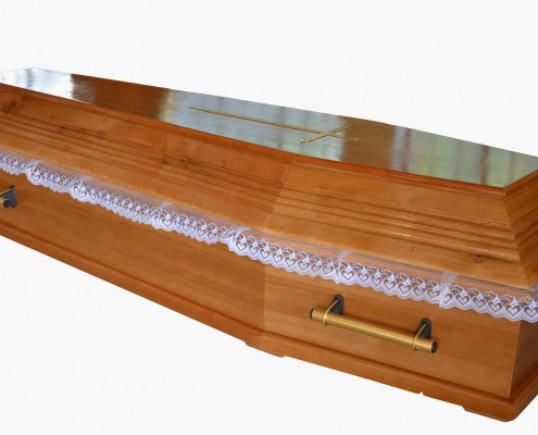 Trumna sarkofag frezowany