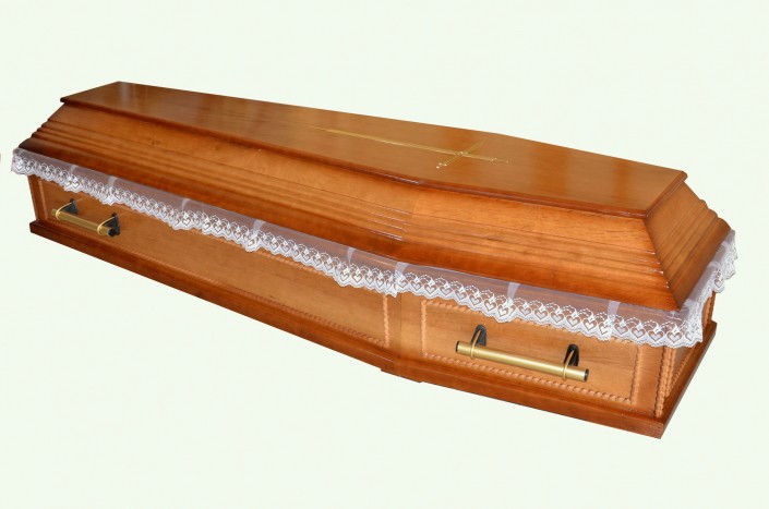 Trumna sarkofag z kasetonami