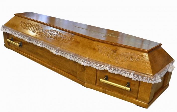 Trumna sarkofag rzeźbiony nowy